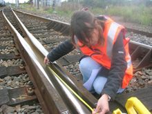 Julie, licence pro infrastructure ferroviaire