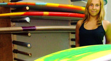 Zoé, 19 ans, bénévole à l'association « Surfrider »