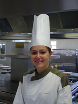 Carole, 20 ans, apprentie en Bac pro cuisine